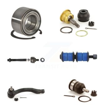 Front Right Wheel Bearing Upper Lower Ball Joint Tie Rod & Link Kit (6Pc) For Honda Civic K7T-103743