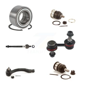 Front Right Bearing Upper Lower Ball Joint Tie Rod & Link Kit (6Pc) For 97-01 Honda CR-V K7T-103747