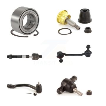 Front Right Bearing Upper Lower Ball Joint Tie Rod End Link Kit (6Pc) For Hyundai Sonata K7T-103748