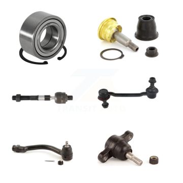 Front Right Bearing Upper Lower Ball Joint Tie Rod Link Kit (6Pc) For 06-11 Hyundai Azera K7T-103749