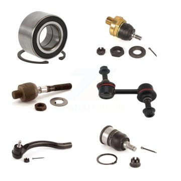 Front Right Wheel Bearing Upper Lower Ball Joint Tie Rod Link Kit (6Pc) For Honda Accord K7T-103754