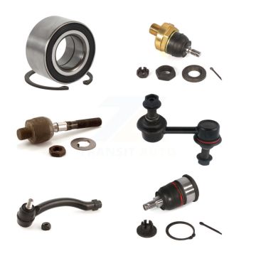 Front Right Bearing Upper Lower Ball Joint Tie Rod Link Kit (6Pc) For 2007-2008 Acura TL K7T-103758