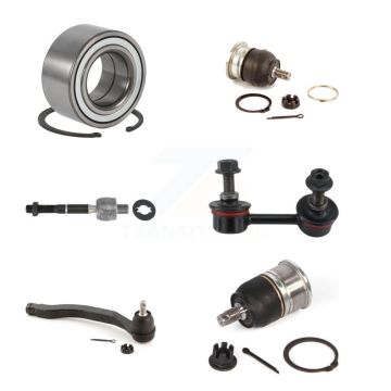 Front Right Bearing Upper Lower Ball Joint Tie Rod Link Kit (6Pc) For Honda Accord Acura K7T-103762
