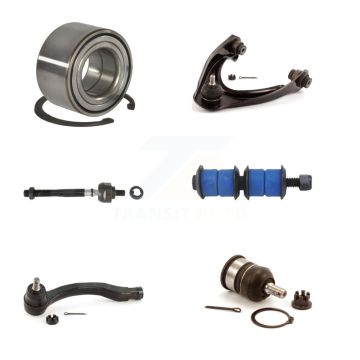 Front Right Bearing Upper Control Arm with BJ Lower Ball Joint Tie Rod Link Kit (6Pc) For K7T-103769