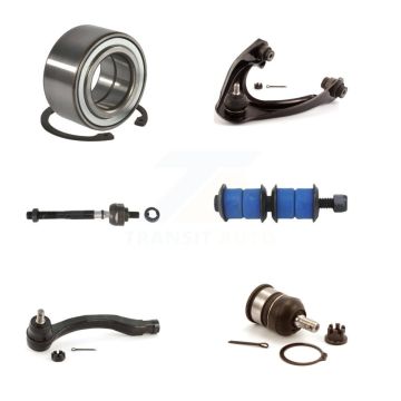 Front Right Bearing Upper Control Arm with BJ Lower Ball Joint Tie Rod Link Kit (6Pc) For K7T-103770