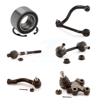 Front Right Bearing Upper Arm Lower Ball Joint Tie Rod End Link Kit (6Pc) For Kia Sorento K7T-103773