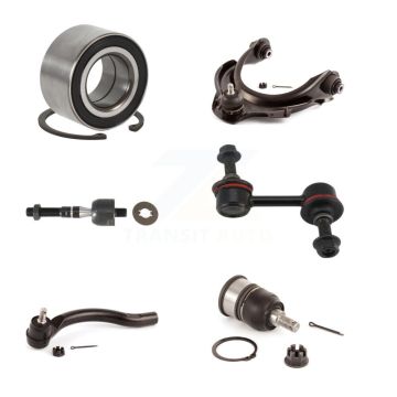 Front Right Bearing Upper Arm Lower Ball Joint Tie Rod & Link Kit (6Pc) For Honda Accord K7T-103780