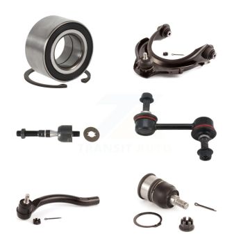 Front Right Bearing Upper Arm Lower Ball Joint Tie Rod & Link Kit (6Pc) For Honda Accord K7T-103781