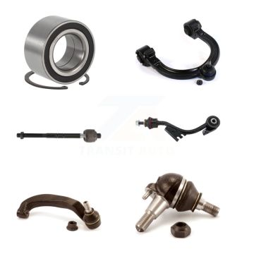 Front Right Bearing Upper Control Arm with BJ Lower Ball Joint Tie Rod Link Kit (6Pc) For K7T-103783