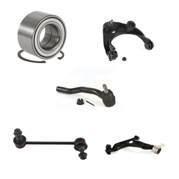 Front Right Bearing Upper Lower Control Arm Outer Tie Rod Link Kit (5Pc) For Mazda 6 3.7L K7T-103786