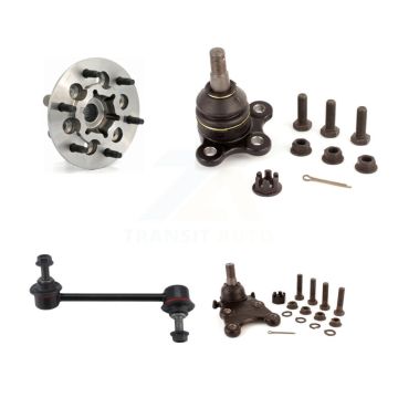 Front Left Hub Bearing Upper Lower Ball Joint Link Kit For Chevrolet Colorado GMC Canyon K7T-103804
