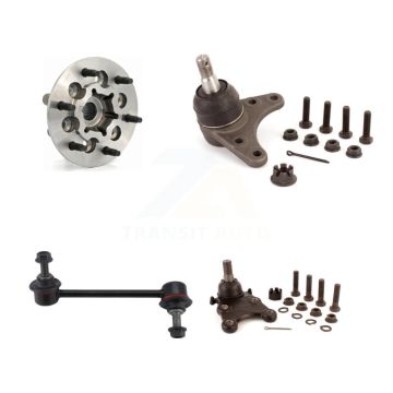 Front Left Hub Bearing Upper Lower Ball Joint Sway Bar Stabilizer Link Kit For GMC Canyon K7T-103805