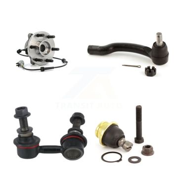 Front Left Bearing Lower Ball Joint Outer Tie Rod Link Kit For Nissan Frontier Pathfinder K7T-103859