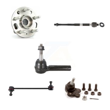Front Left Hub Bearing Lower Ball Joint Tie Rod Link Kit (5Pc) For Chevrolet Equinox GMC K7T-103864
