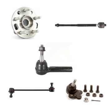 Front Left Bearing Lower Ball Joint Tie Rod Link Kit (5Pc) For Chevrolet Equinox GMC 2.4L K7T-103865