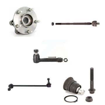 Front Left Hub Bearing Lower Ball Joint Tie Rod Link Kit (5Pc) For 2004-2009 Nissan Quest K7T-103866