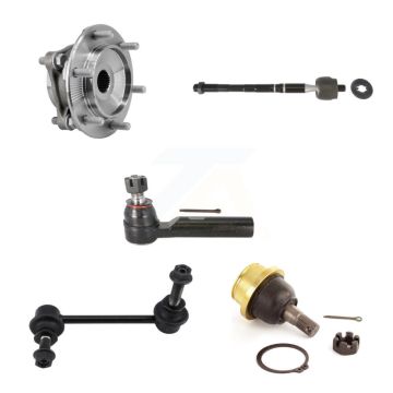 Front Left Bearing Lower Ball Joint Outer Inner Tie Rod Link Kit (5Pc) For Toyota Tacoma K7T-103867