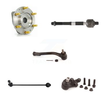 Front Left Hub Bearing Lower Ball Joint Tie Rod End Link Kit (5Pc) For Kia Sedona Hyundai K7T-103879
