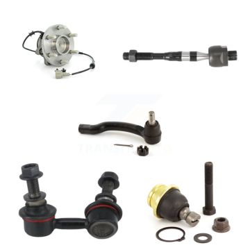 Front Left Bearing Lower Ball Joint Tie Rod Link Kit (5Pc) For Nissan Frontier Pathfinder K7T-103880