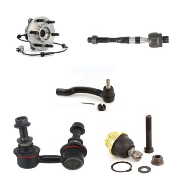 Front Left Bearing Lower Ball Joint Tie Rod Link Kit (5Pc) For Nissan Frontier Pathfinder K7T-103881