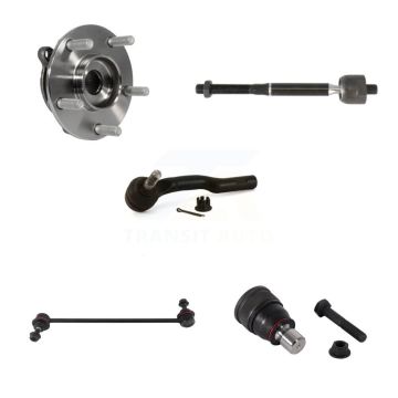 Front Left Bearing Lower Ball Joint Outer Inner Tie Rod Link Kit (5Pc) For Mazda 3 Sport K7T-103882
