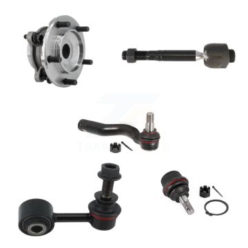 Front Left Bearing Lower Ball Joint Tie Rod Link Kit (5Pc) For Toyota Tundra Sequoia 4WD K7T-103883