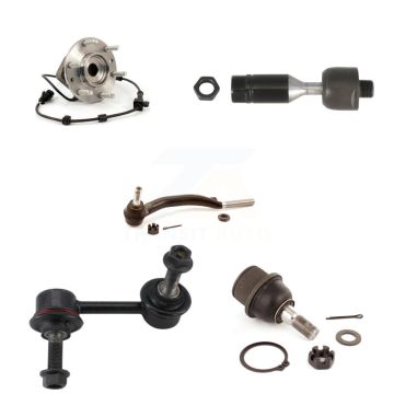 Front Left Bearing Lower Ball Joint Tie Rod Link Kit (5Pc) For GMC Chevrolet Envoy XL EXT K7T-103886