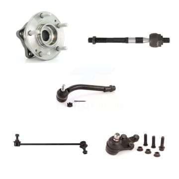 Front Left Bearing Lower Ball Joint Tie Rod Link Kit (5Pc) For 2007-2012 Hyundai Veracruz K7T-103890