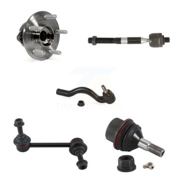 Front Left Bearing Lower Ball Joint Tie Rod Link Kit (5Pc) For Jeep Grand Cherokee Dodge K7T-103891