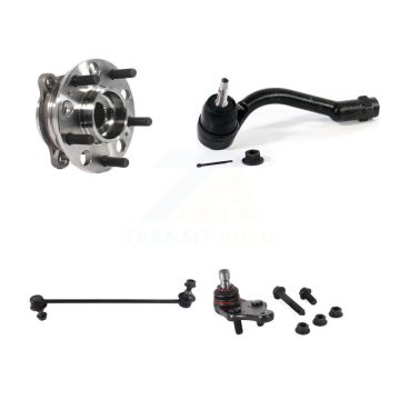 Front Left Hub Bearing Lower Ball Joint Outer Tie Rod Link Kit For 2016-2020 Kia Sorento K7T-103996