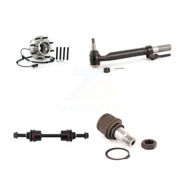Front Left Bearing Lower Ball Joint Outer Tie Rod Link Kit For Ford F-250 Super Duty 4WD K7T-104017