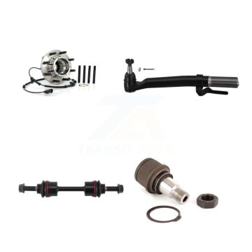 Front Left Bearing Lower Ball Joint Outer Tie Rod Link Kit For Ford F-250 Super Duty 4WD K7T-104018