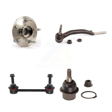 Front Left Hub Bearing Lower Ball Joint Outer Tie Rod Sway Bar Link Kit For Cadillac CTS K7T-104023