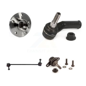 Front Left Hub Bearing Lower Ball Joint Outer Tie Rod & Link Kit For 2008-2009 Volvo V70 K7T-104032