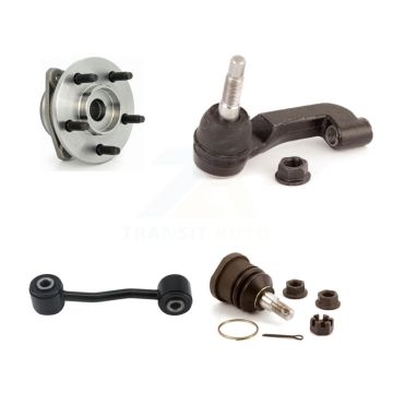 Front Left Bearing Lower Ball Joint Outer Tie Rod Link Kit For 2005 Jeep Liberty Non-ABS K7T-104041