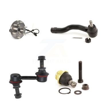 Front Left Hub Bearing Lower Ball Joint Outer Tie Rod & Link Kit For Nissan TITAN Armada K7T-104068