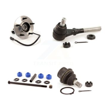 Front Left Hub Bearing Lower Ball Joint Outer Tie Rod & Sway Bar Link Kit For Ford F-150 K7T-104074