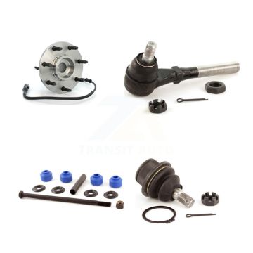 Front Left Hub Bearing Lower Ball Joint Outer Tie Rod & Sway Bar Link Kit For Ford F-150 K7T-104080