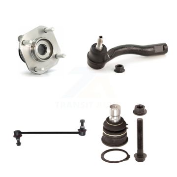 Front Left Bearing Lower Ball Joint Outer Tie Rod & Link Kit For 07-12 Nissan Sentra 2.0L K7T-104087