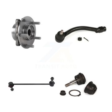 Front Left Bearing Lower Ball Joint Outer Tie Rod & Link Kit For 2017 Hyundai Elantra GT K7T-104088