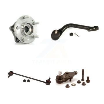 Front Left Hub Bearing Lower Ball Joint Outer Tie Rod & Link Kit For Hyundai Santa Fe XL K7T-104092