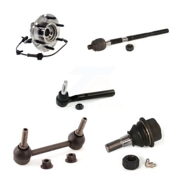 Front Hub Bearing Lower Ball Joint Tie Rod End Link Kit (5Pc) For 2009-2010 Hummer H3T H3 K7T-104101