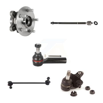 Front Bearing Lower Ball Joint Tie Rod Link Kit (5Pc) For Toyota Corolla Sedan with 2.0L K7T-104104