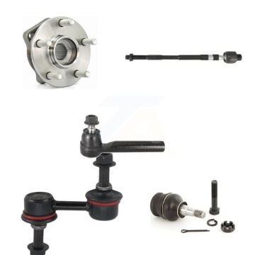 Front Bearing Lower Ball Joint Outer Inner Tie Rod Link Kit (5Pc) For Subaru Impreza WRX K7T-104116