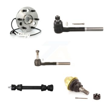 Front Hub Bearing Lower Ball Joint Tie Rod Link Kit (5Pc) For GMC Yukon Cadillac Escalade K7T-104118