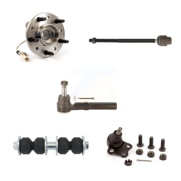 Front Hub Bearing Lower Ball Joint Tie Rod Link Kit (5Pc) For Pontiac Grand Am Chevrolet K7T-104140