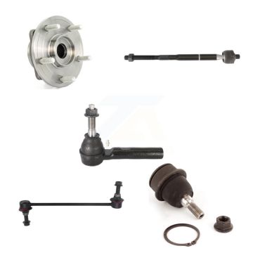 Front Hub Bearing Lower Ball Joint Tie Rod End Link Kit (5Pc) For 2009-2020 Dodge Journey K7T-104145