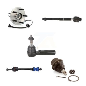 Front Hub Bearing Lower Ball Joint Tie Rod Link Kit (5Pc) For Dakota Dodge Ram Mitsubishi K7T-104156