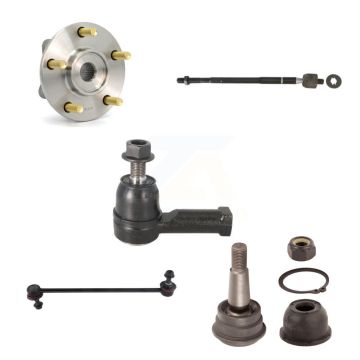 Front Hub Bearing Lower Ball Joint Tie Rod & Link Kit (5Pc) For Mitsubishi Galant Eclipse K7T-104164