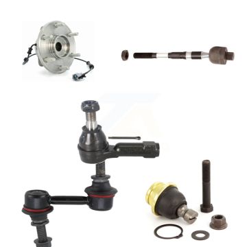 Front Hub Bearing Lower Ball Joint Tie Rod & Link Kit (5Pc) For Nissan Pathfinder Armada K7T-104167